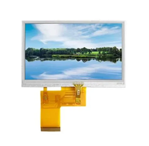 IPS 4.3 inch 16.7M 40PIN TFT LCD Capacitive/Resistive Touch Screen COG ST7625 GT911 IC 480*272 RGB 24Bit Interface