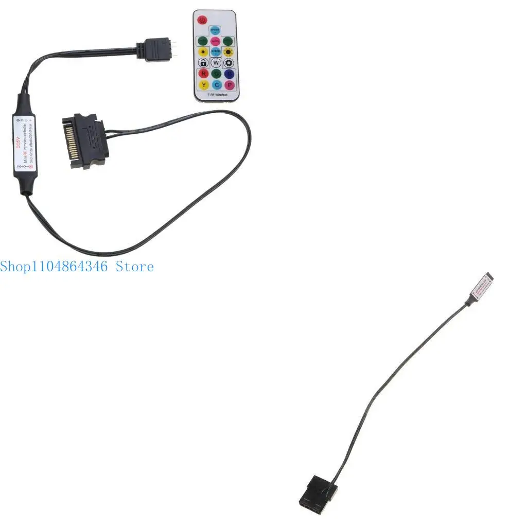 

5ASD Controller Controller RF Беспроводной пульт дистанционного управления для светодиода корпуса 3 контакт 5 В/4 -контакт 12 В