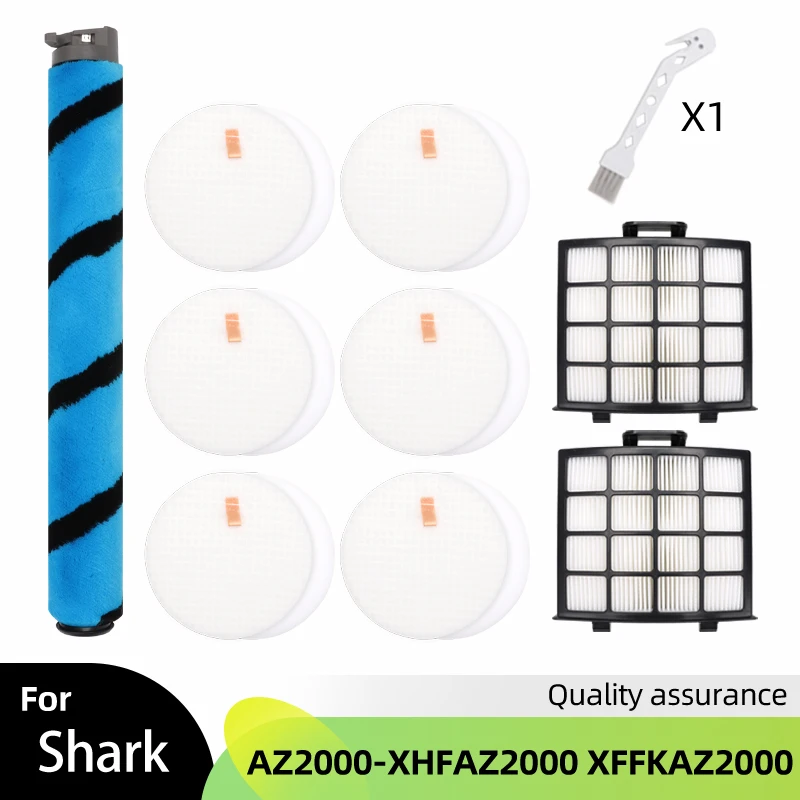 Main Brush HEPA Filter Foam and Felt Filter Parts for Shark AZ2000 / AZ2000W / AZ2002 Robot Vacuum Cleaner Accessories