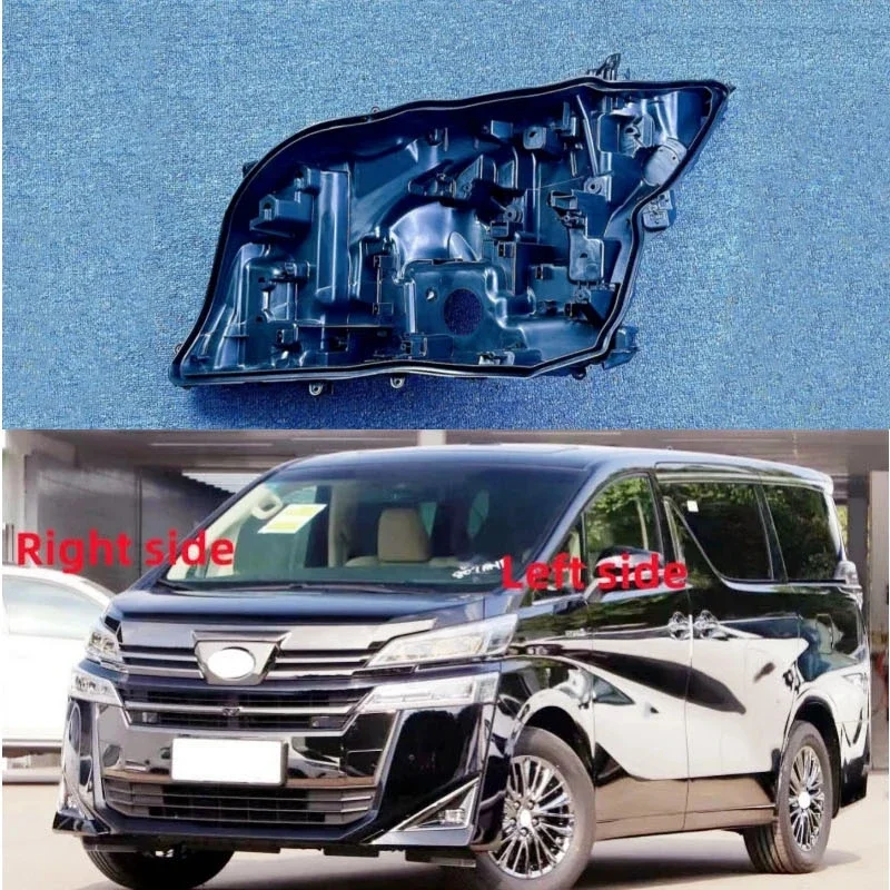 

For Toyota Vellfire 2018 2019 2020 2021 headlight base replacement headlamp House headlight black back rear shell