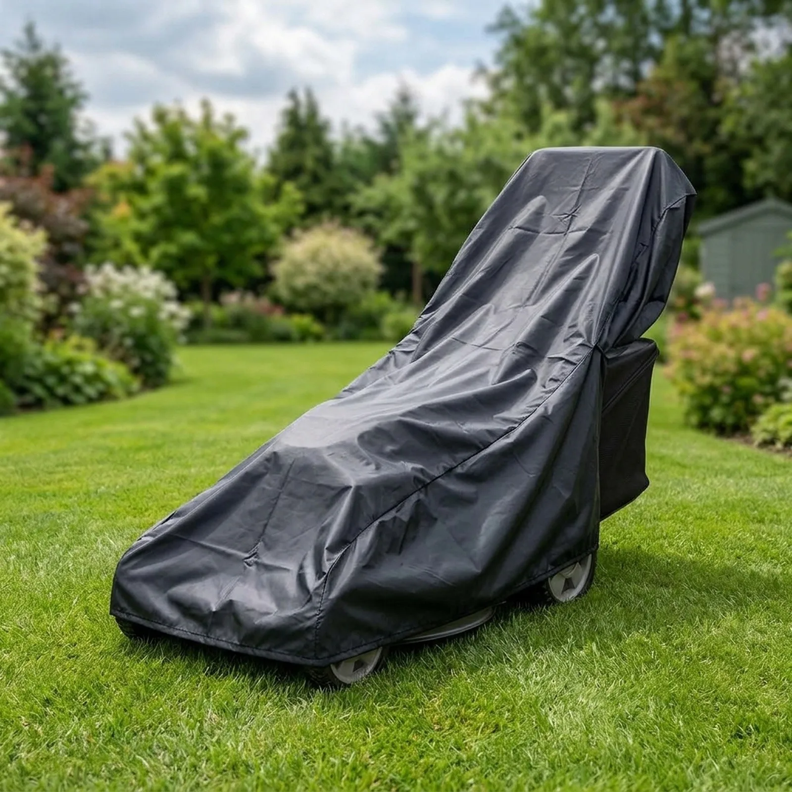 Accessory Oxford Fabric Cover Lawn Mower Cover Hassle-Free Installation Protective Layer Drawstring Closure Easy To Use