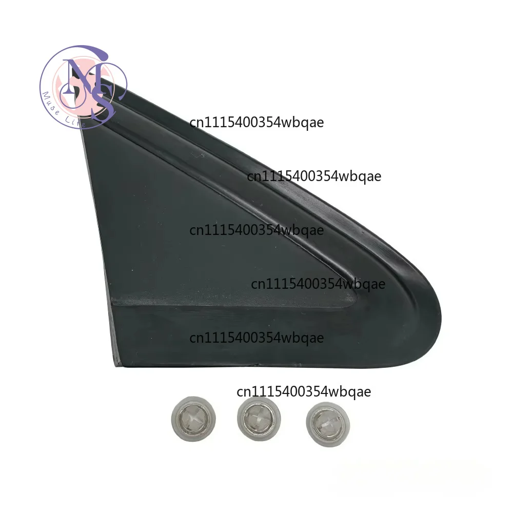 ZOCI-For Polo 4 9N3 2006-2010 Car Wing Door Side Rearview Mirror Triangle Trim Cover Molding Corner Panel 6Q0853273A 6Q0853274A