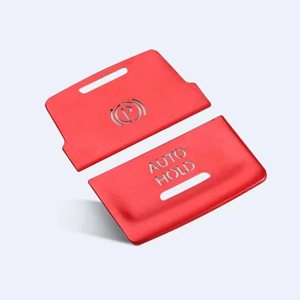 Car Handbrake Auto Hold P Switch Button Sticker Cap Cover Trim For VW Golf 7 7.5 MK7 AT 2015-2019 Protection Accessories - view 4