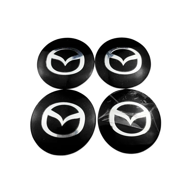 Car Styling Wheel Center Stickers Emblem for Mazda MS 3 2 5 6 Axela Atenza Speed CX3 CX4 CX7 CX30 CX9 RX8 CX5 RX7 MX3 MX5
