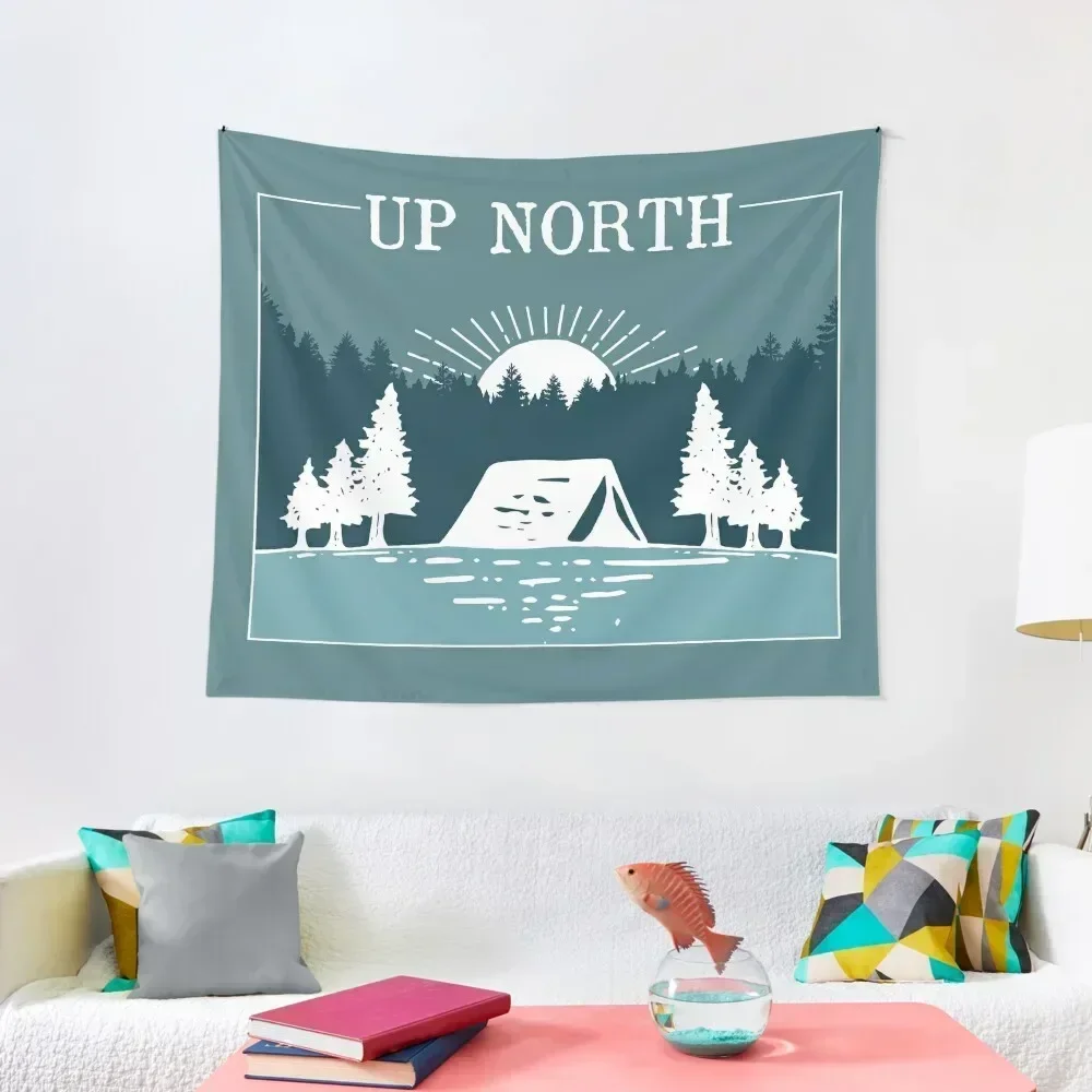 

UP NORTH Tapestry Decoration Wall Room Aesthetic Decoration Aesthetic Decoration Room Tapestry