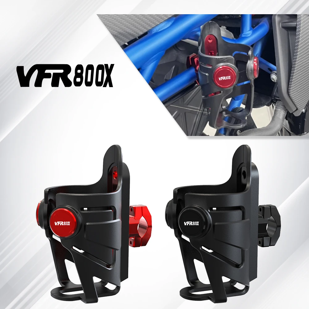 Motorcycle Beverage Water Bottle Cage Drink Cup Holder Stand Mount Accessories For Honda VFR800X VFR 800X VFR800 X 2013 - 2025