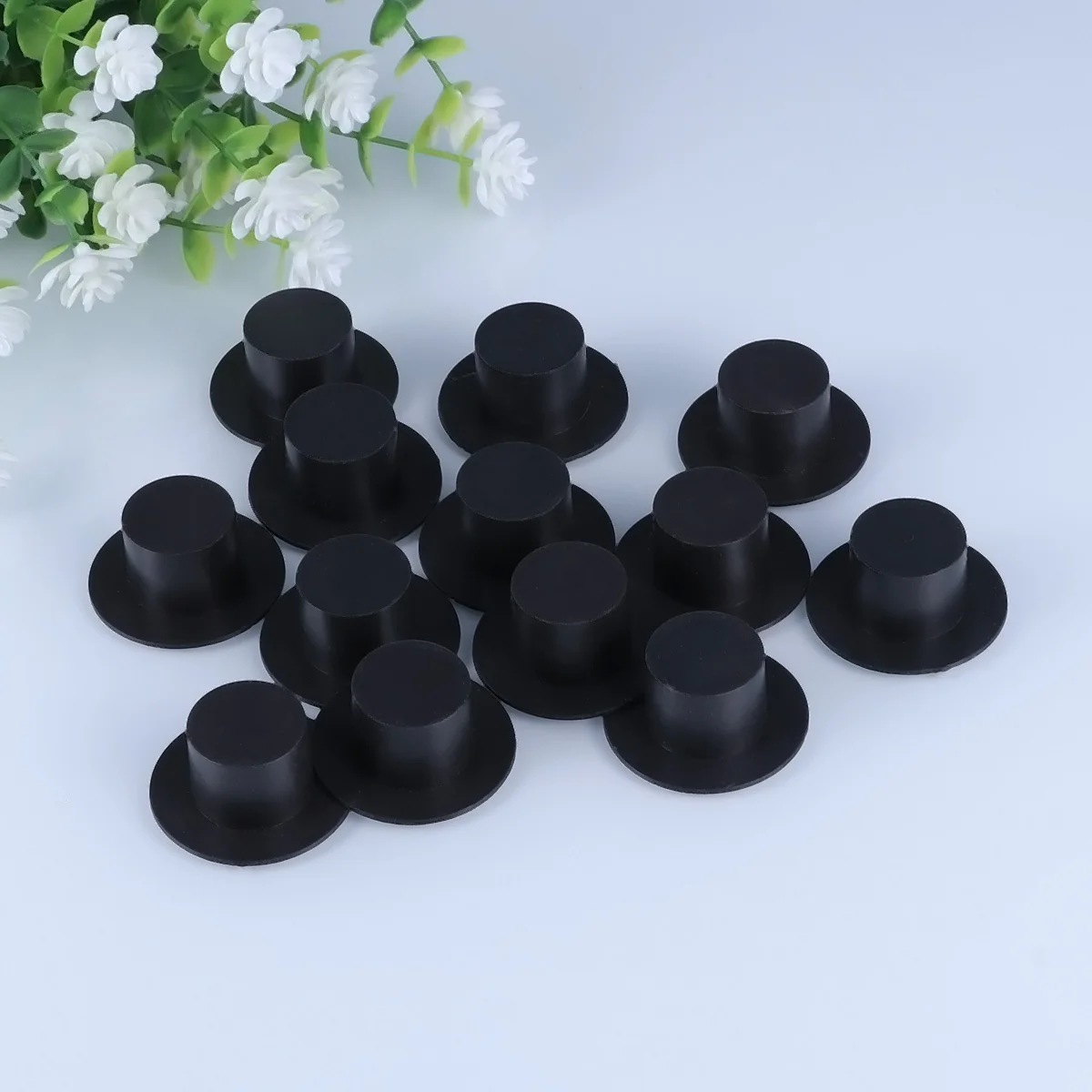 Chapeau de fête en plastique pour vêtements de sauna, casquette de clown, mini chapeau, fournitures de fête, 100 pièces