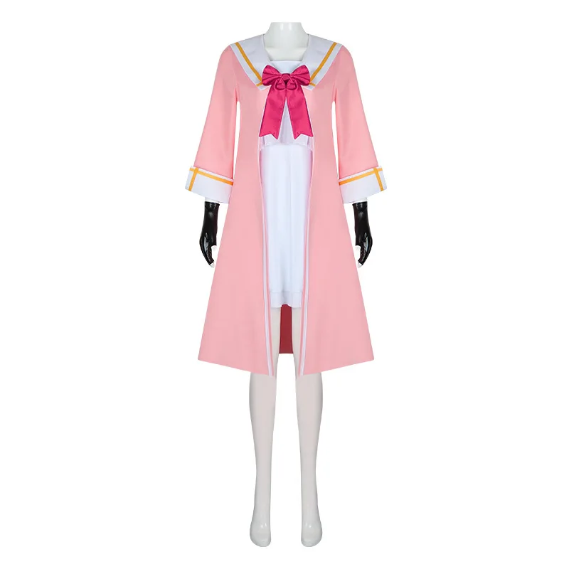 

Life with an ordinary guy who reincarnated into a total fantasy knockout Tachibana Hinata pink uniform dress set Cosplay