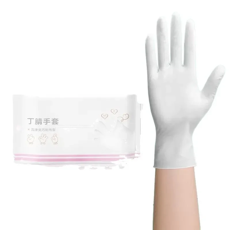 Lengthened Thickened Disposable Food Grade Protective Gloves Ding Qing for Catering Kitchen Dishwashing Household Cleaning