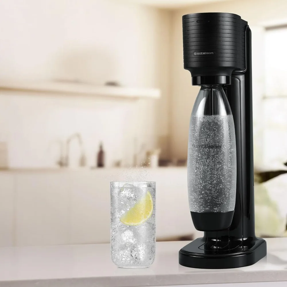 Sparkling Water Maker, Black,Energy efficient, powered by Co2 cylinder