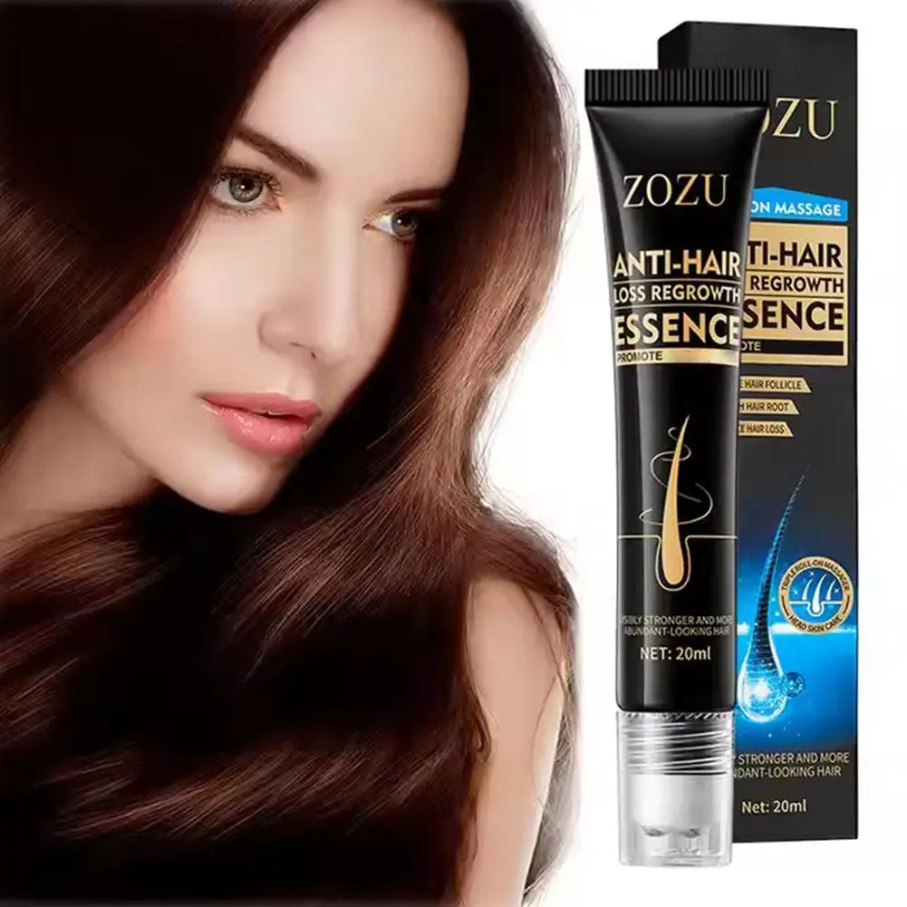 Anti-Hair Loss Hair Growth Essence Roll-On Nourishing Hair Restoration Oil for Men & Women, Repair Massage Essence (1/2/3PCS)