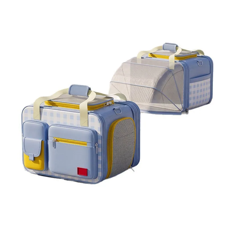 Bolsa de transporte transpirable para perros y gatos ligera de viaje - imagen 2