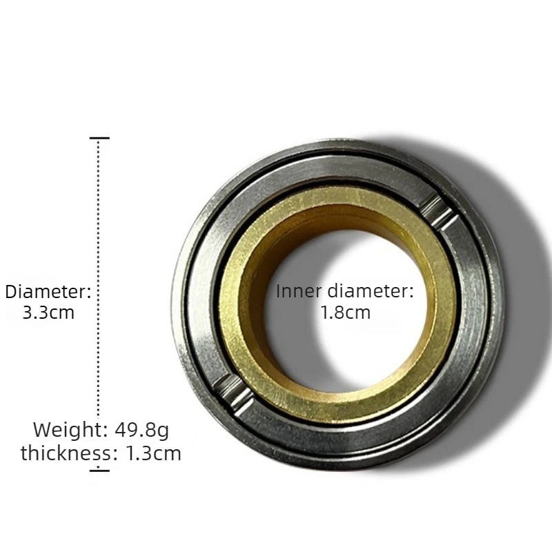 ฟิดเจ็ตสปินเนอร์โลหะ ของเล่นคลายเครียด EDC ของเล่นหมุนนิ้วโลหะ แกดเจ็ตคลายเครียดสำหรับผู้ใหญ่ ของเล่นพกพาสำหรับโต๊ะทำงาน