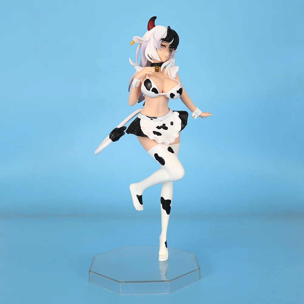25cm FANCAM MilkGirls Sakura Pink Sexy Anime Girl Figure Milk Girls Black and White Action Figure Adult Sexy Model Doll Toy Gift