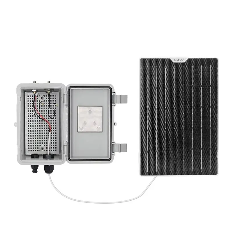 Lilygo Waterproof Casing T-Solar Kit-Solar Charging Expansion Board Shell Outdoor Use Solar Board Shell