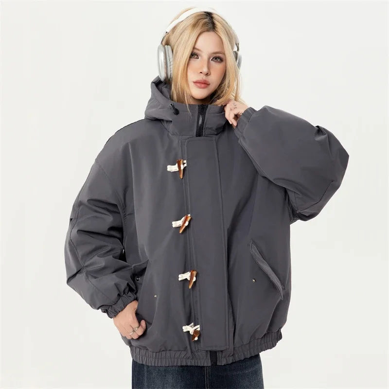 Women's Winter Down Jacket with Hood Female Winter 2025 New in Coats & Jackets Warm Lightweight Padded Women High Quality Coat