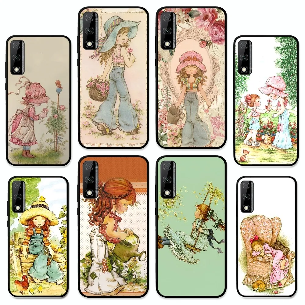 S-Sarah K-Kay Girls Cute Phone Case For Huawei Y9 6 7 5 Prime Enjoy 7s 7 8 Plus 7a 9e 9plus 8E Lite Psmart Shell