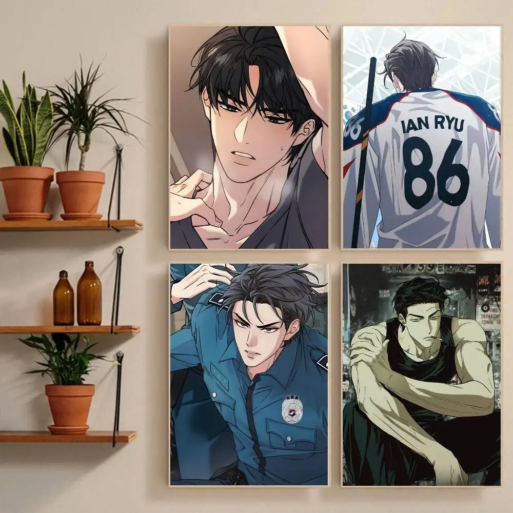 1pc BL Anime Hot M-Melting P-Point Poster Sticker Print Waterproof Wall Art For Living Room Bedroom Home Decor