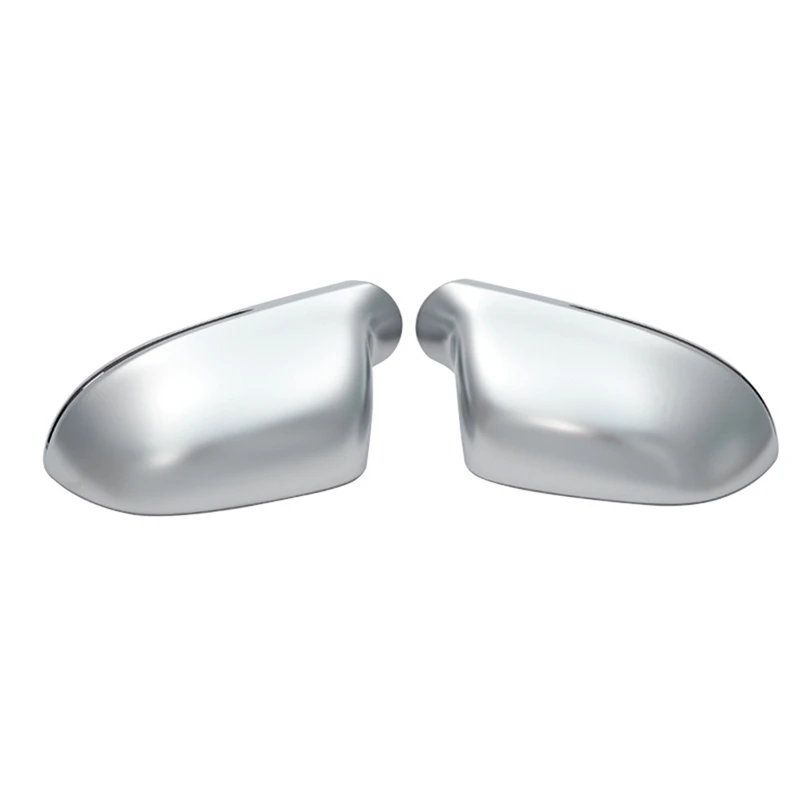 

Car Wing Mirror Caps Matt Chrome Mirror Cover Rearview Side Mirror Cap S Line For A4 S4 B8 A6 C6 09-11,A3 Q3 A5