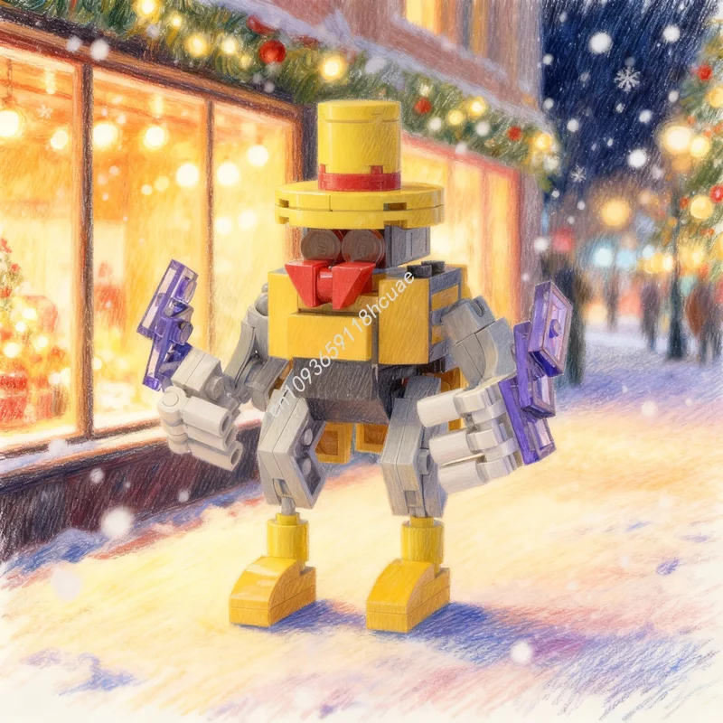 

109pcs MOC Sonic The Hedgehog Heavy Magician Mania Model Building Blocks Christmas Gifts Toys Architecture Idea Education