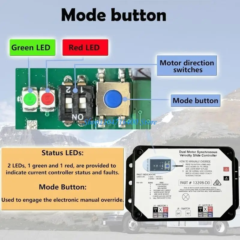

y1gd 211852 Slide Door Out Controllers 13398-DO V-Sync II