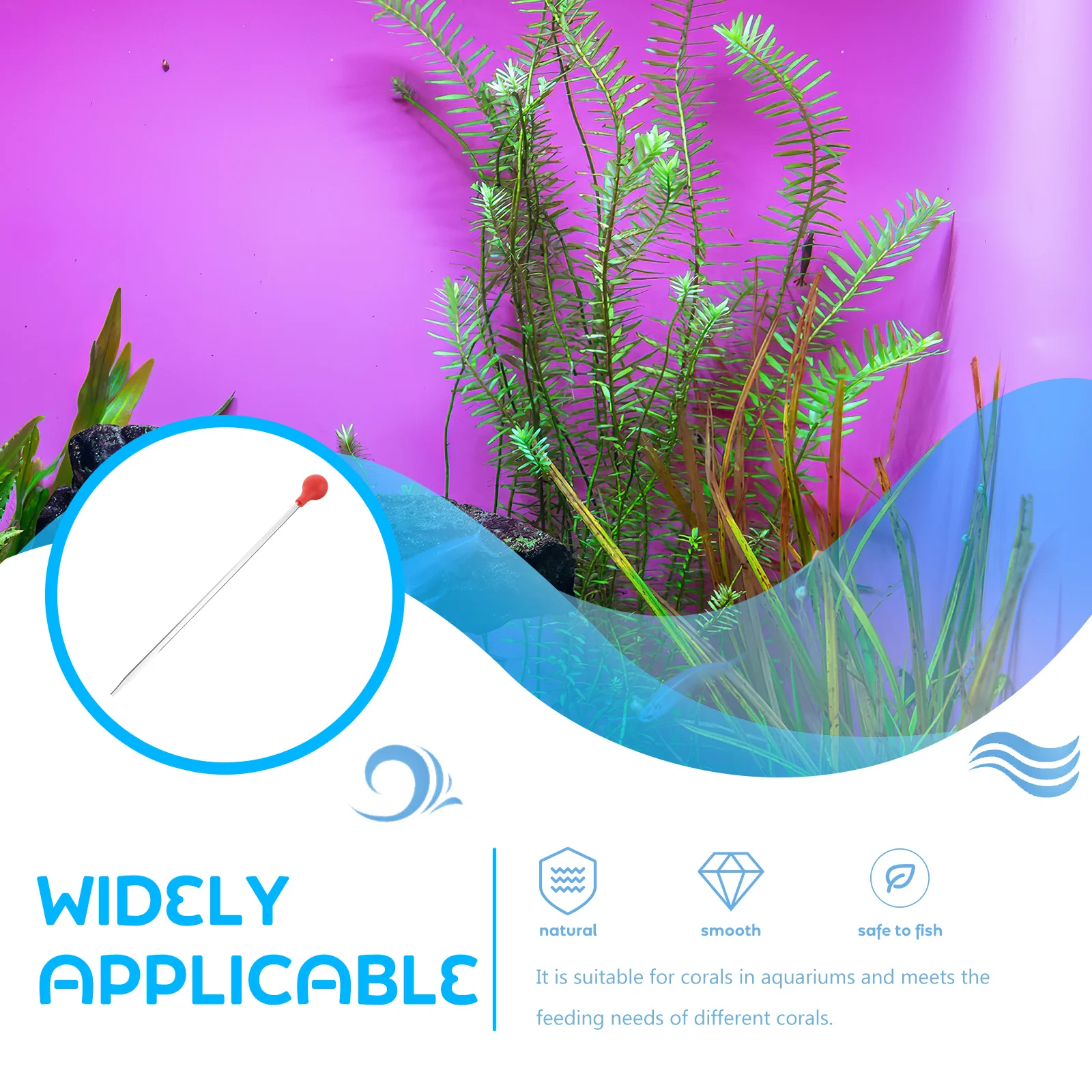 

40Cm Coral Feeder Acrylic Long Pipette For Reef Organisms Fish Shrimp Aquarium Feeding Tool Marine Life Fluid Delivery