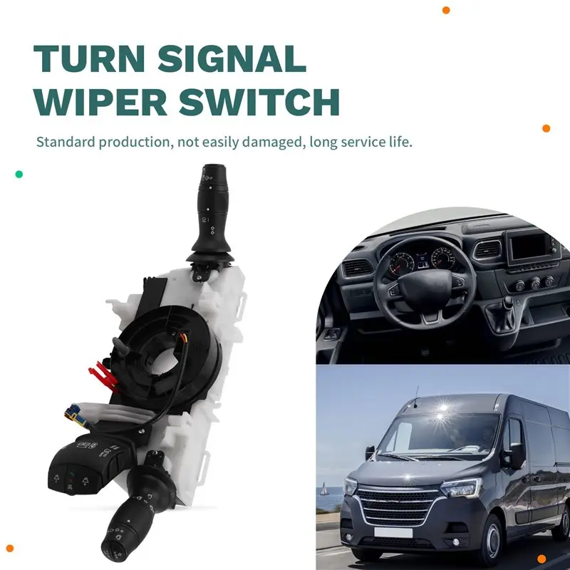 A95E-For Renault Master 3 Opel Movan 2010-2021 Steering Column Switch Wiper Turn Signal 681720005R Car Replacement Part