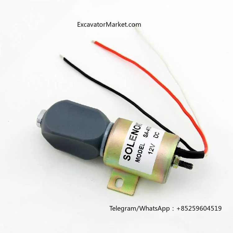 Excavator Accessories Flameout solenoid valve 1756ES-24EULB1S5 High-quality excavator accessories for VOLVO HYUNDAI 200-5