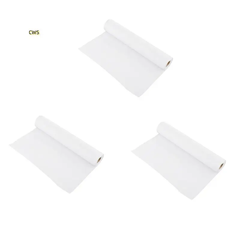 3X рулон белой бумаги для рисования, 10 м, рулонная бумага, пригодная для вторичной переработки, художественные принадлежности, высококачественная перерабатываемая бумага