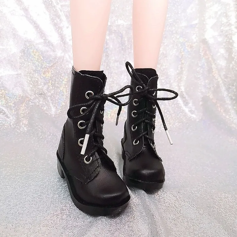 1/3 BJD Doll PU Scarpe in pelle 60cm Doll Stivali lunghi al ginocchio Tacco alto Scarpe da principessa Accessori per bambole Giocattoli per ragazze Regalo di compleanno