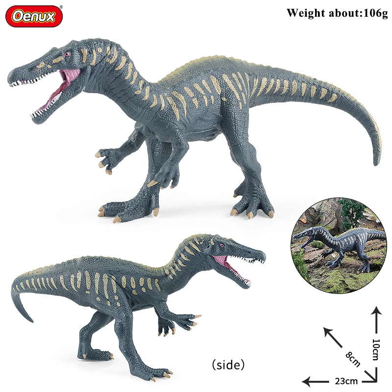 Oenux Jurassic Dinosaur Triceratops T-rex Baryonyx Spinosaurus Model Action Figures Animal Figurines Halloween Gift Kids Toy