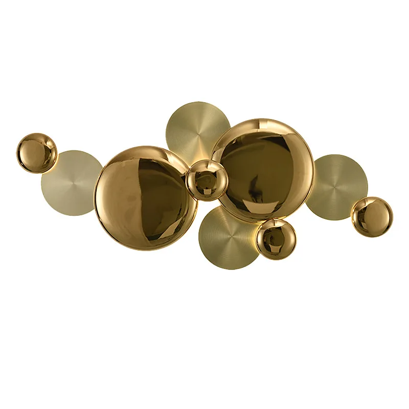 

wall, decorative lights are light and luxurious, bedside background entrance lamps, designer creativity, artistic lighting