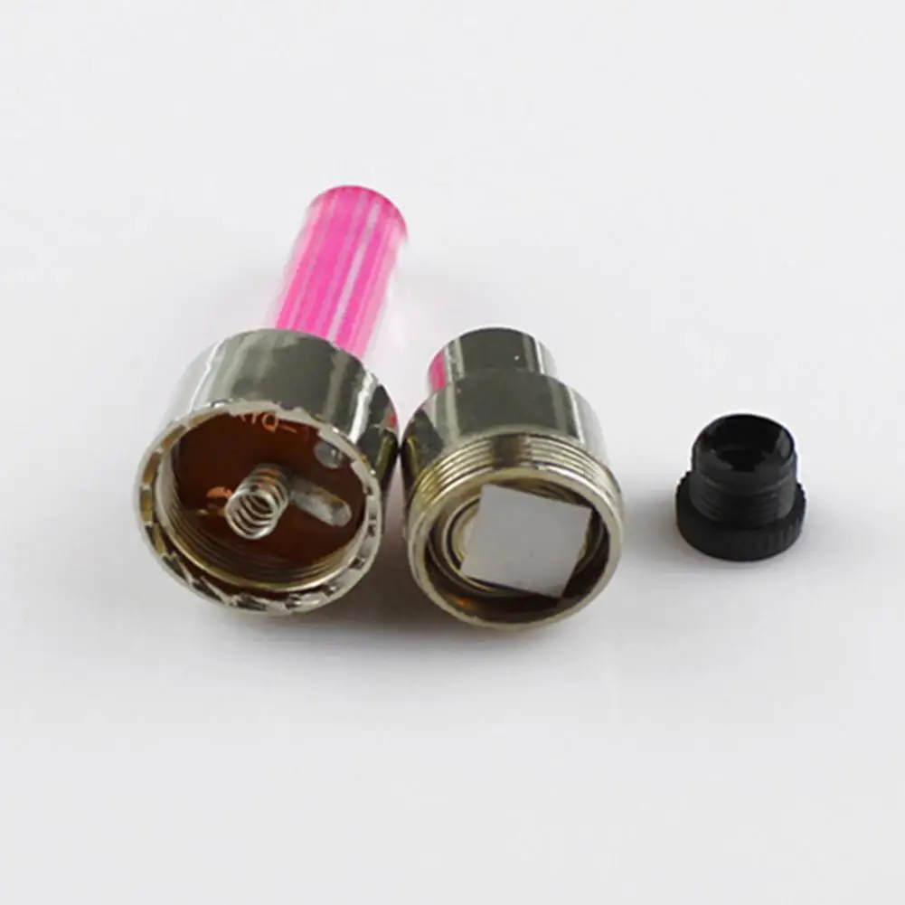 1pc Bicycle Car Motorcycle LED Wheel Tire Lamp Valve Light Automotive Trim High Quality NEON Light Valve Stem Valve Cap Light