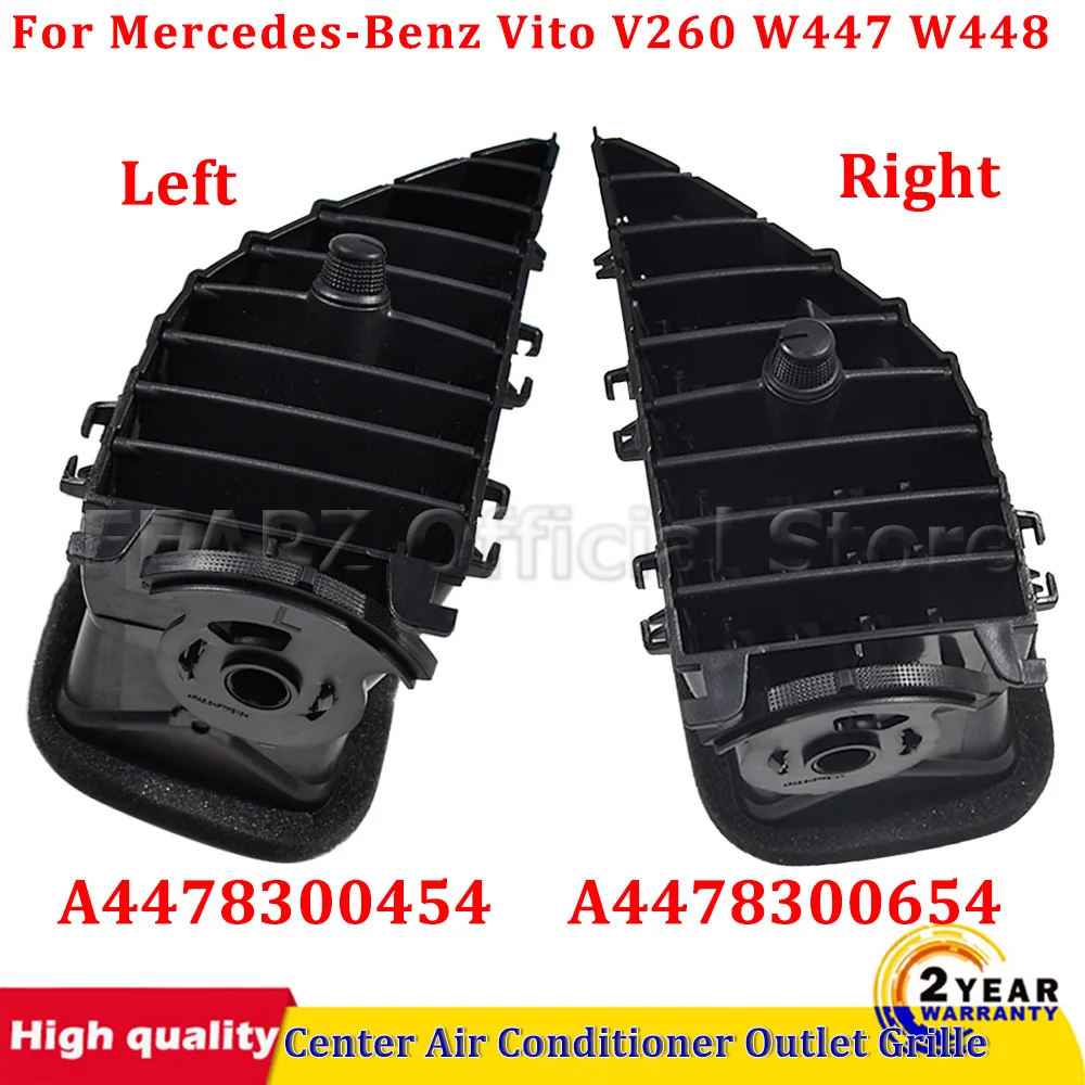 

Передняя приборная панель автомобиля, центральная решетка кондиционера, вентиляционное отверстие для Mercedes-Benz Vito V260 W447 W448 A4478300454 A4478300654
