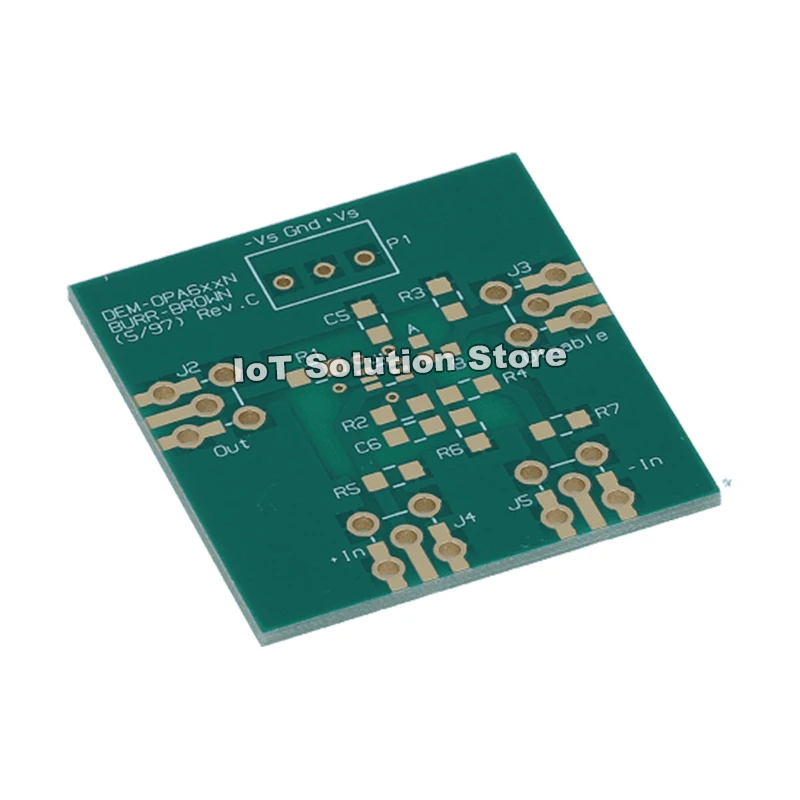 DEM-OPA-SOT-1A Single operational amplifier evaluation module for SOT-23 5-pin and 6-pin packages