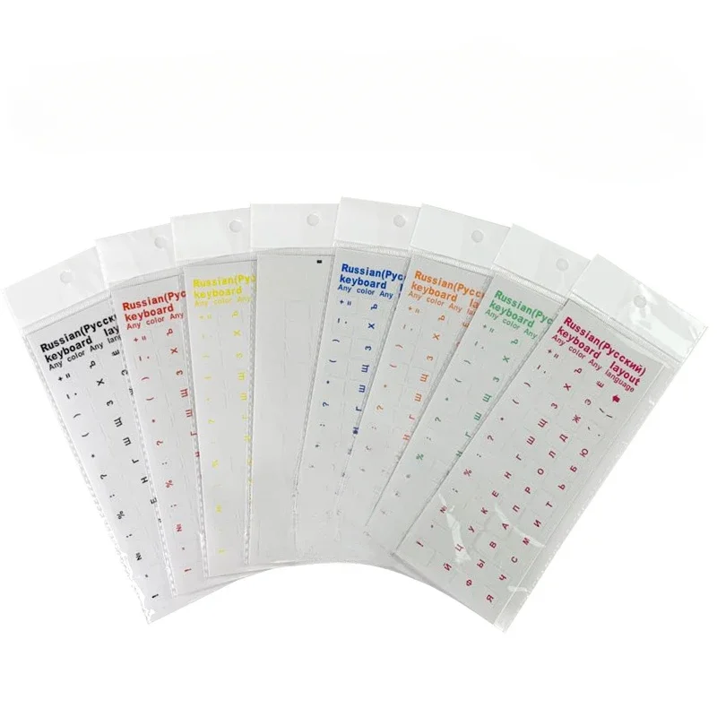 1pcs Clear Russian Sticker Film Language Letter Keyboard Cover For Computer Notebook PC Dust Protection Laptop Accessories