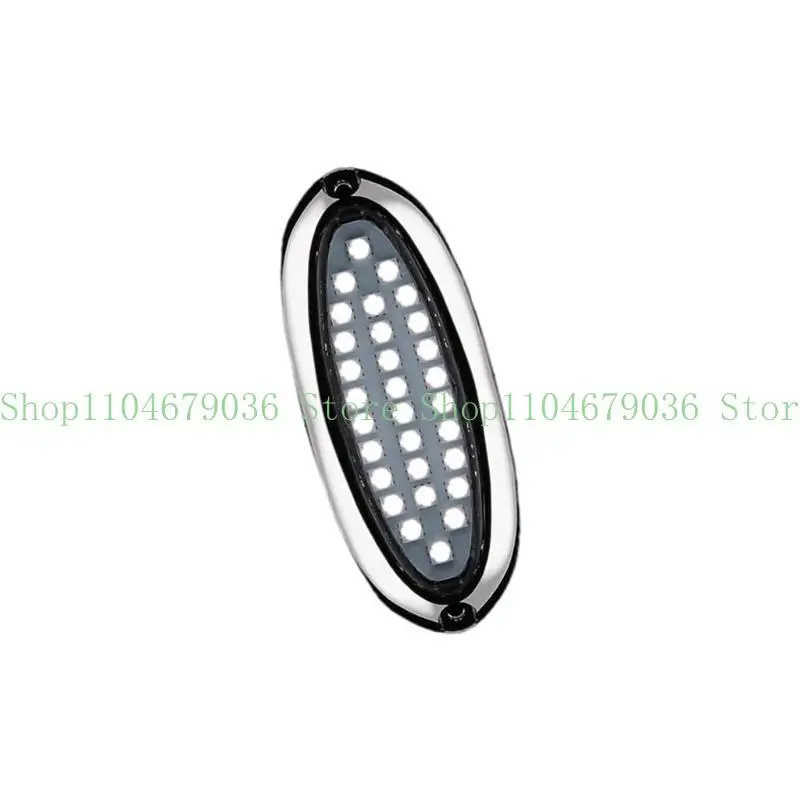 652F 50000 Hour LED Underwater Light for Marine Stainless Steel Body Waterproof Corrosion Resistant Energy Efficient Design