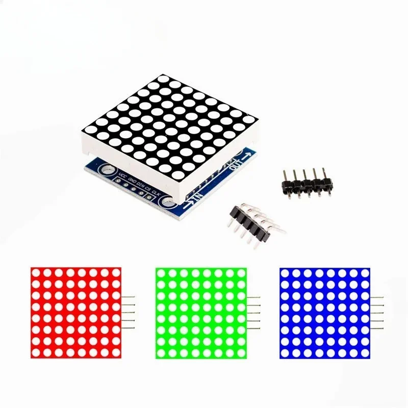 10PCS MAX7219 dot matrix module microcontroller module display module finished goods , Can be together For arduino programming