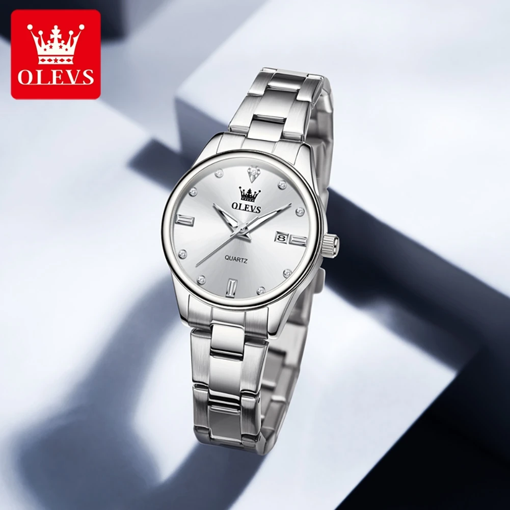 OLEVS 3621 Ladies Watches Fashion Luxury Brand Women's Quartz Watch Date Waterproof Luminous Top Brand Business Dress Wristwatch