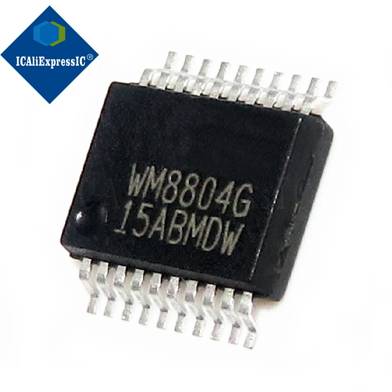 1pcs/lot WM8804GEDS/RV WM8804GEDS WM8804G WM8804 SSOP-20 In Stock