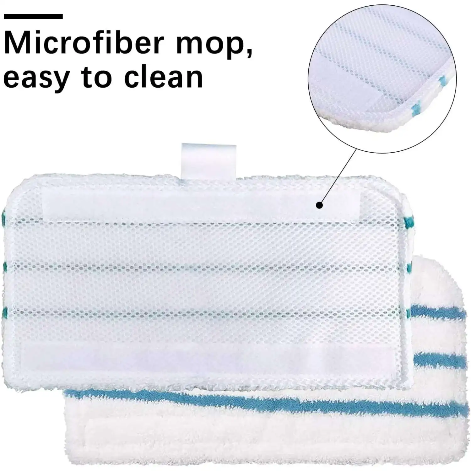 Steam Mop Pads Compatible with Black+Decker Steam Mop FSM1630, FSM1616, FSMH13E5, FSM1321, FSM1605, FSMH13151SM, FSMP20, FSM1620
