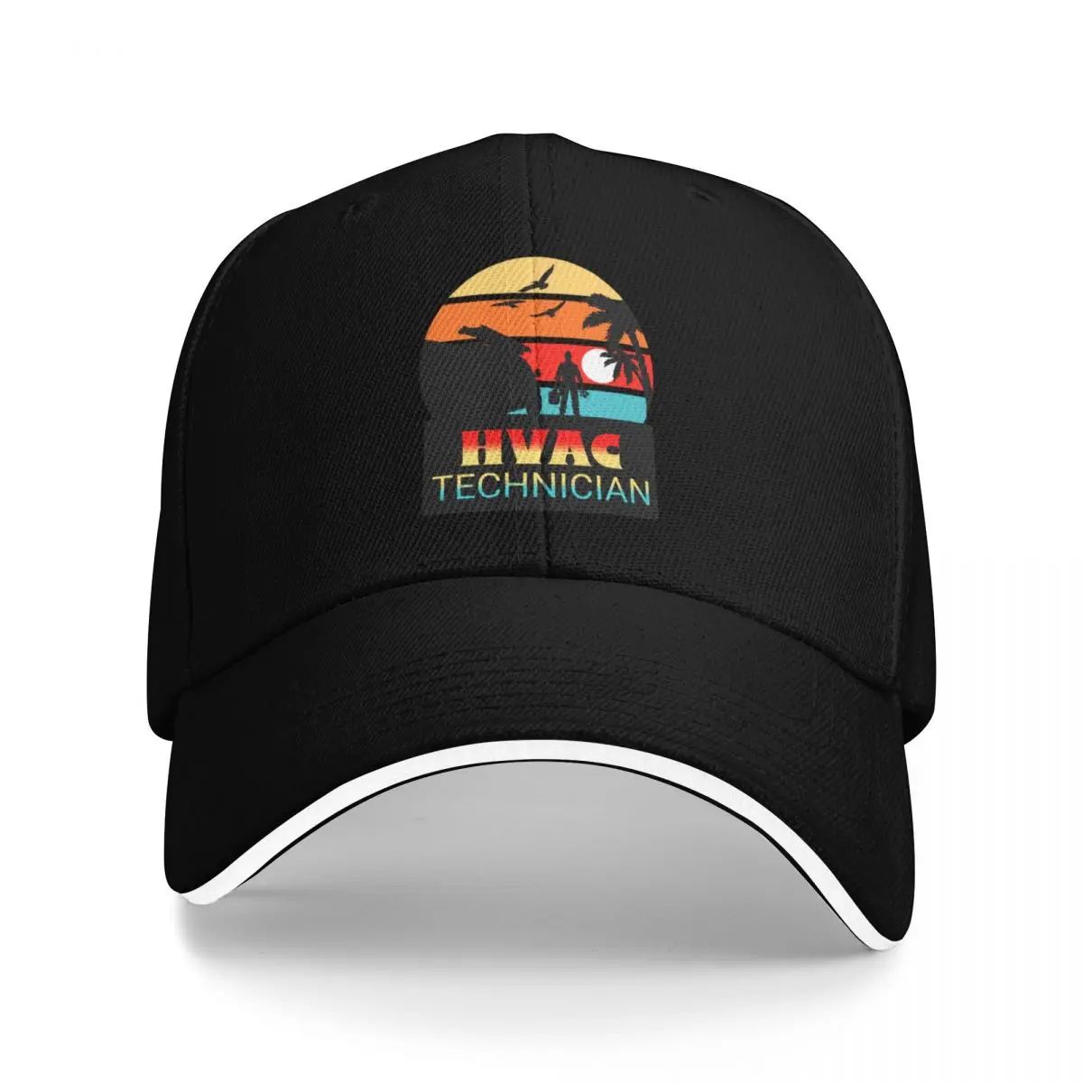 

HVAC Sunrise to sunset Baseball Cap Thermal Visor Luxury Hat Hat Man For The Sun Boy Women's