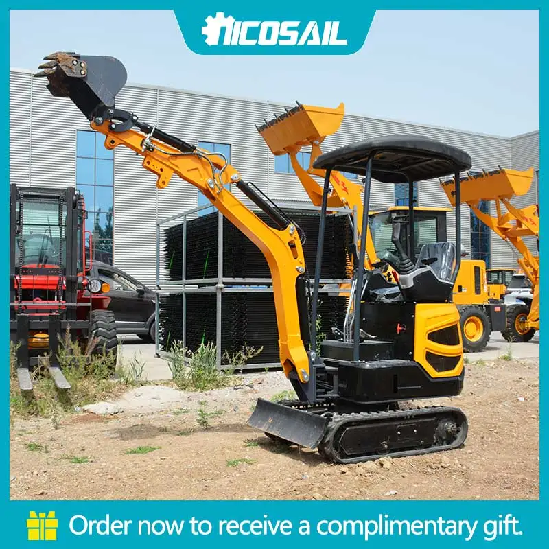 

High-Quality Mini 1.2ton Crawler Excavator - With Reliable After-Sales Service for Farms & Construction