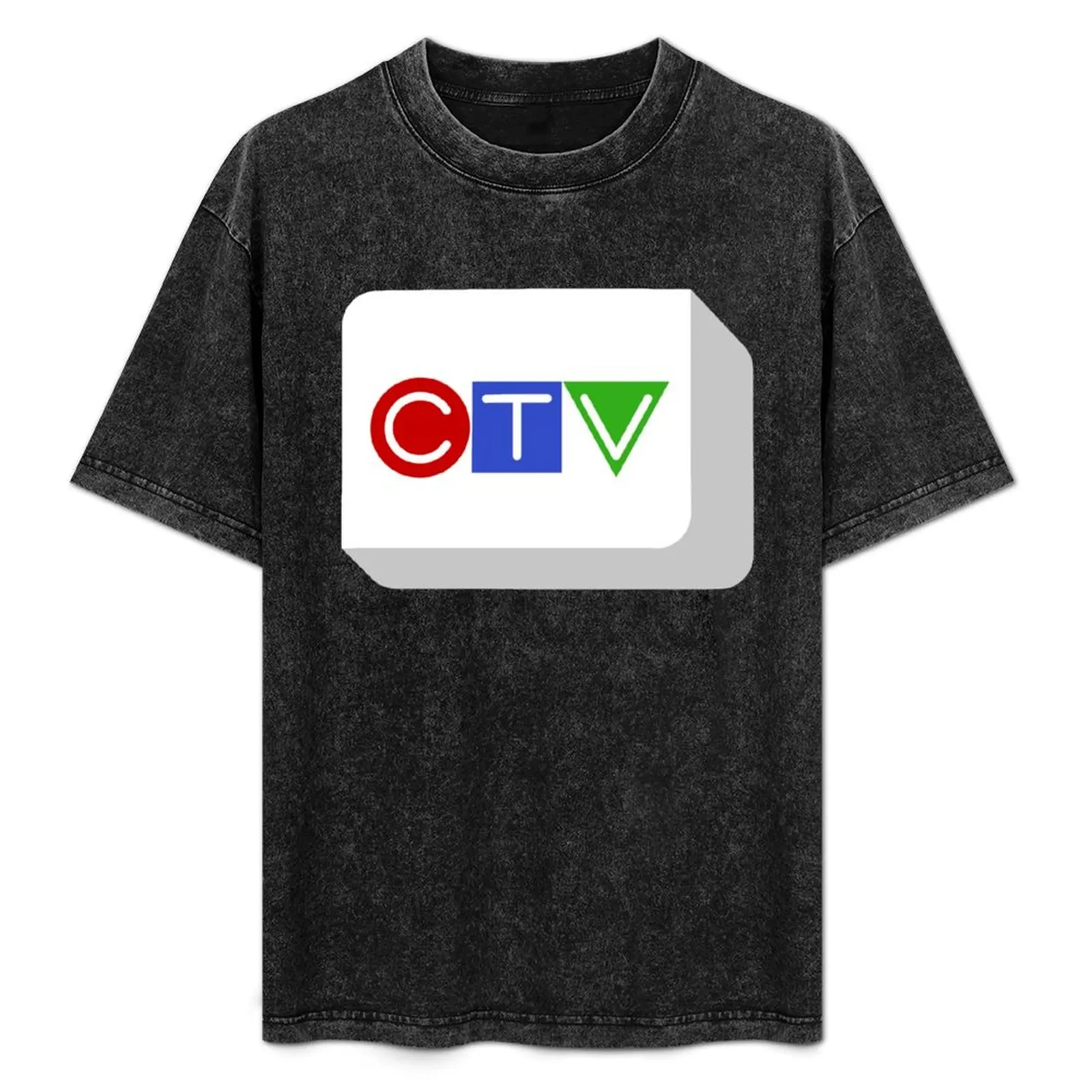 

CTV Box 1975 White T-Shirt kawaii clothes rapper graphic tees t shirts for men cotton