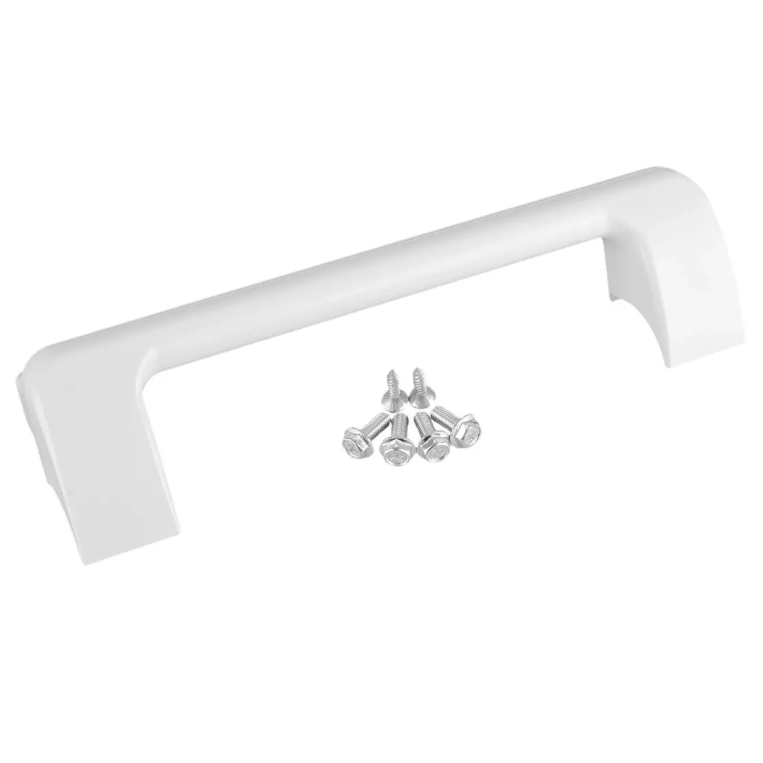 Door Handle without Lock Part White Fit For Haier Freezer Refrigerator