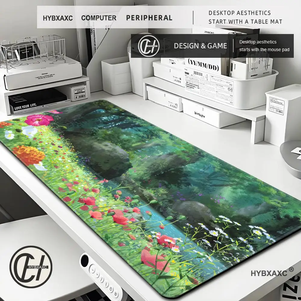 

Mouse Pad Gamer XXL Custom Mouse Mat Desk Mats Japan Anime Scenery Table of Office Carpet Gamer Natural Rubber Mice Pad Mousepad