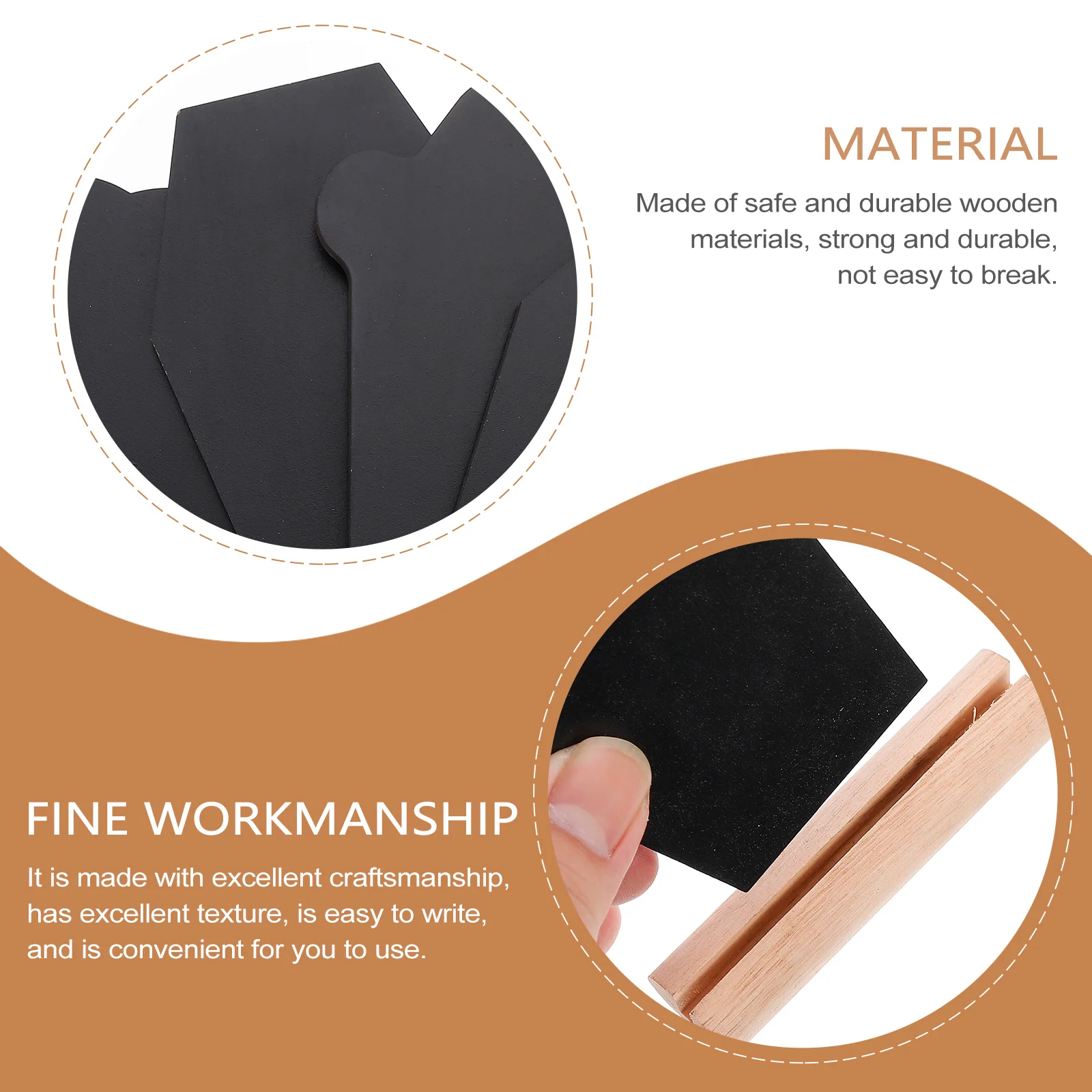 

4pcs Tombstone Blackboard Decor Wooden Coffin Message Board For Easter Party Diy Sign Writing Board Holiday Fun Activity Props