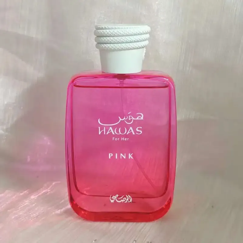 

HAWAS Pink Edition Eau De Fraiche, 100 мл, с ароматами лимона, яблока, кардамоном, фрезией и янтарным дубом, подходит для праздников