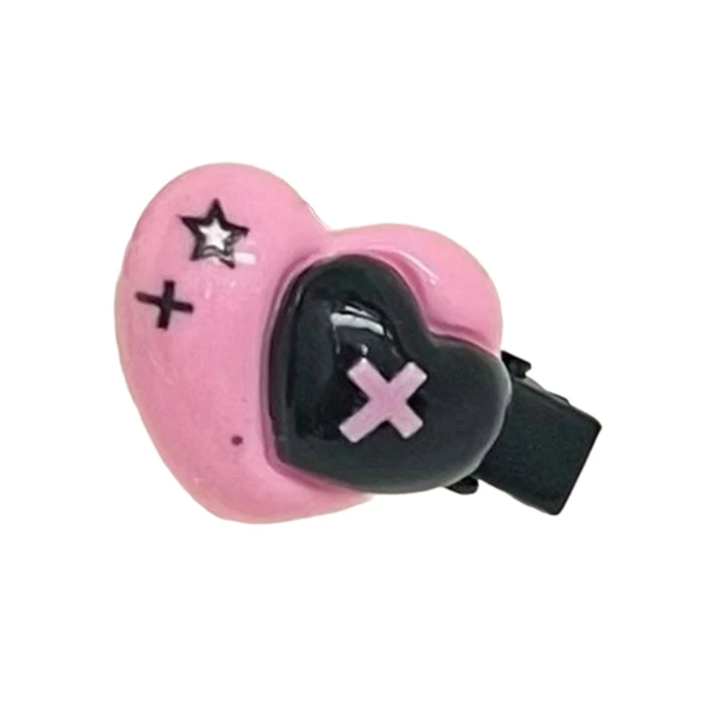 1pc doce grampo de cabelo bonito cabeça de gato plástico mini hairpin presilhas para mulheres y2k meninas gótico punk cocar acessórios para o cabelo