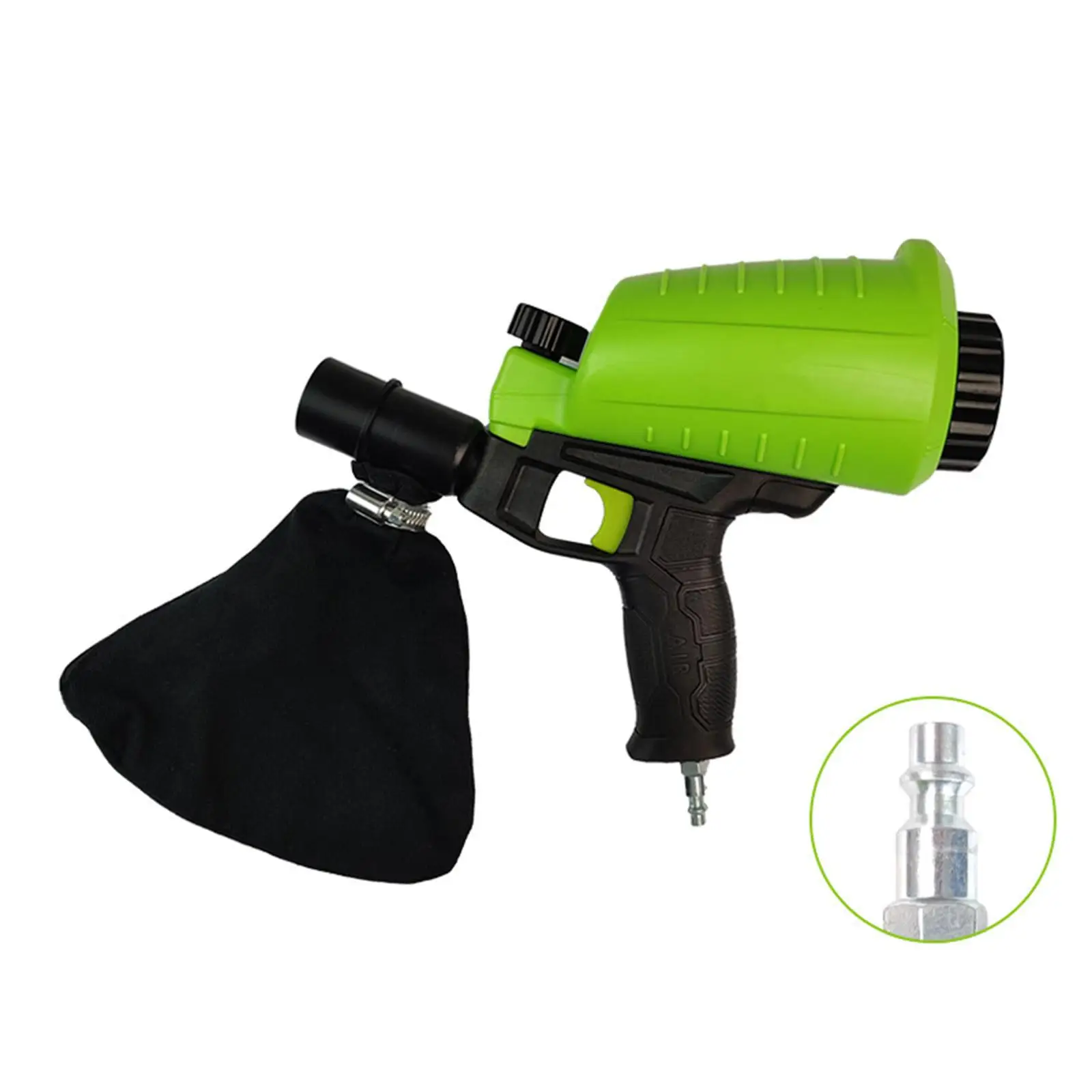 Air Spray Sandblasting Tool Portable Comfortable Grip Adjustable Flow Rate Spray for Sanding Compact Size Sturdy